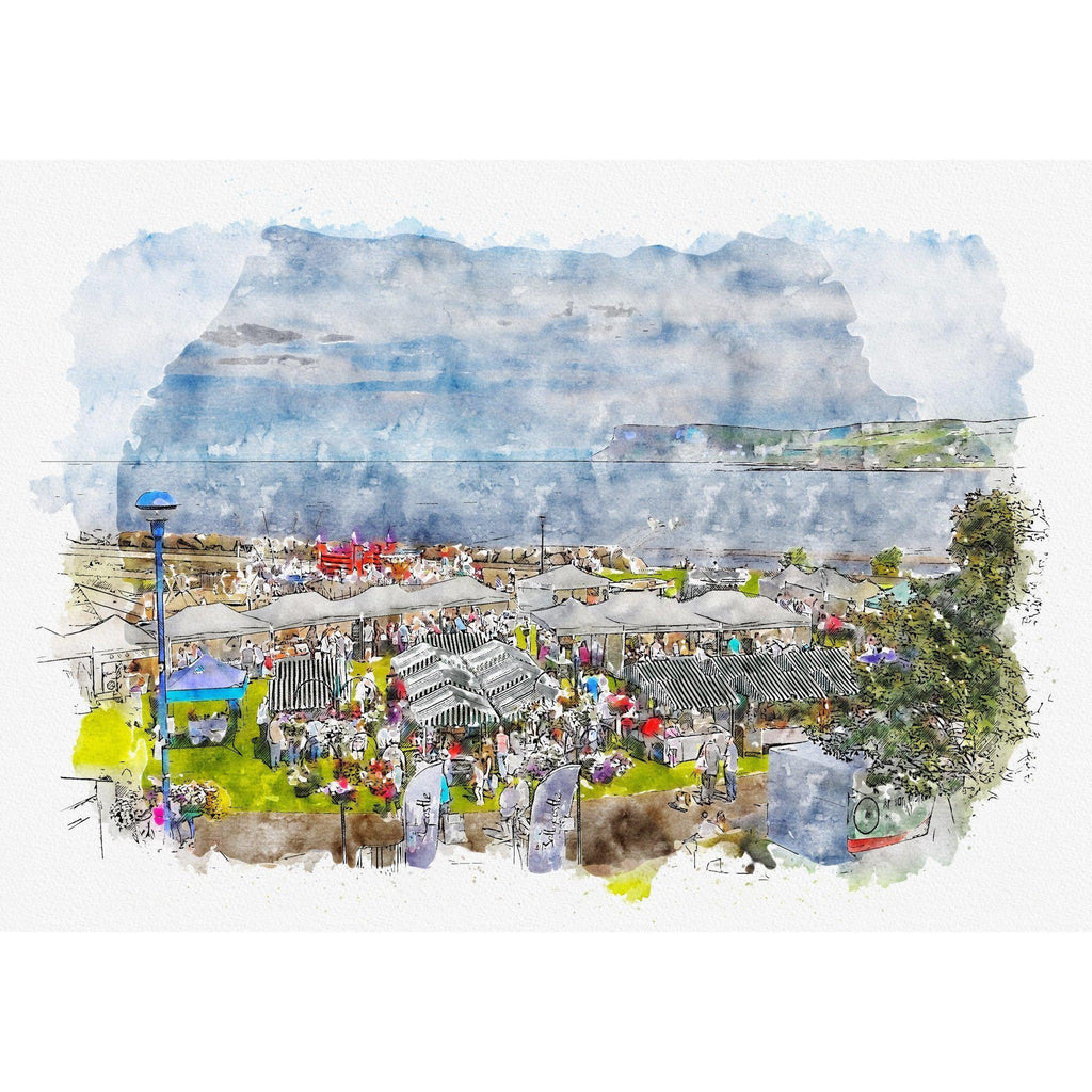 Ballycastle Market Limited Edition Print