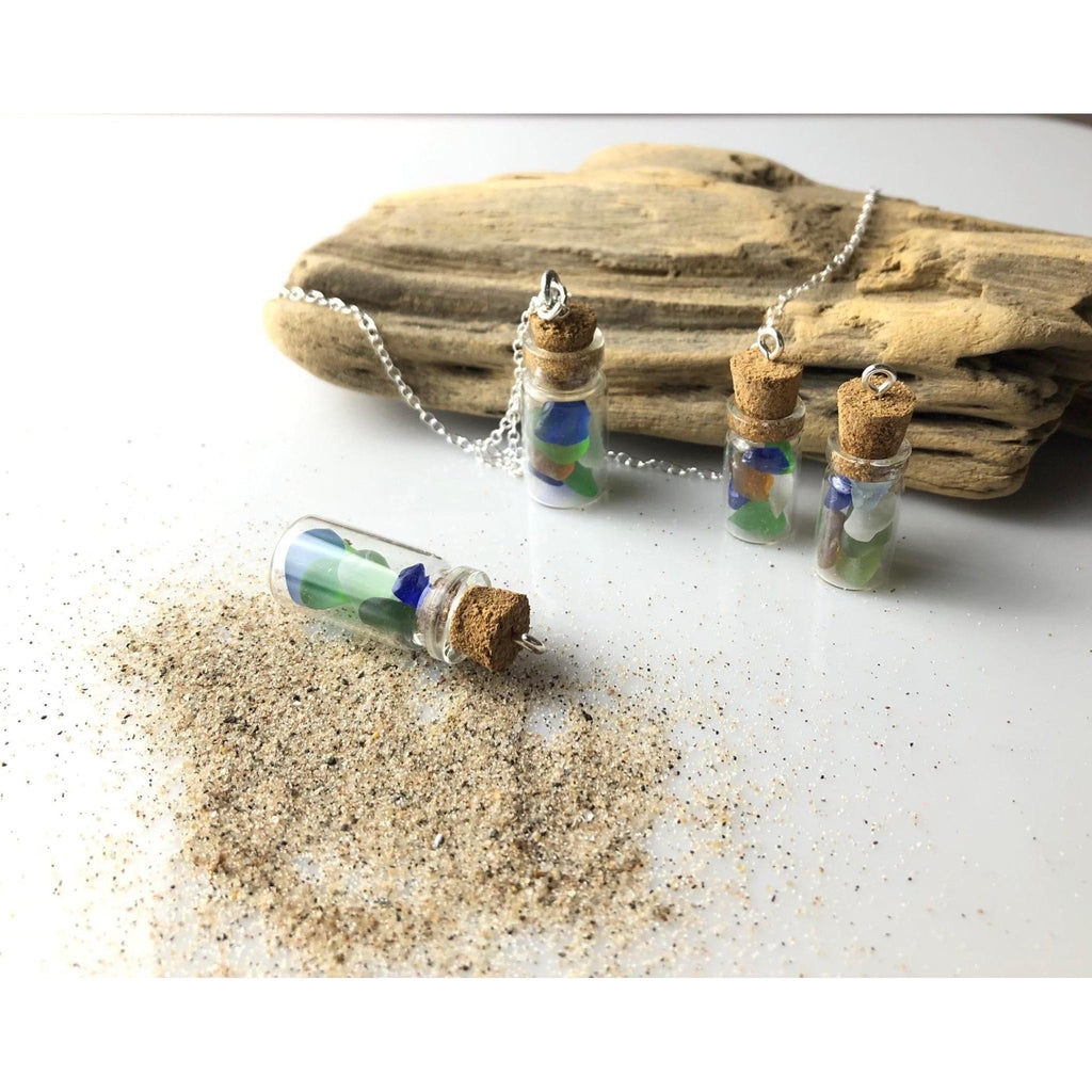 Charm Bottles Necklace-Sea Secrets-Artisan Market Online