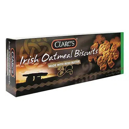 Clares Irish Oatmeal Biscuits Shamrock Shaped-Grace's-Artisan Market Online