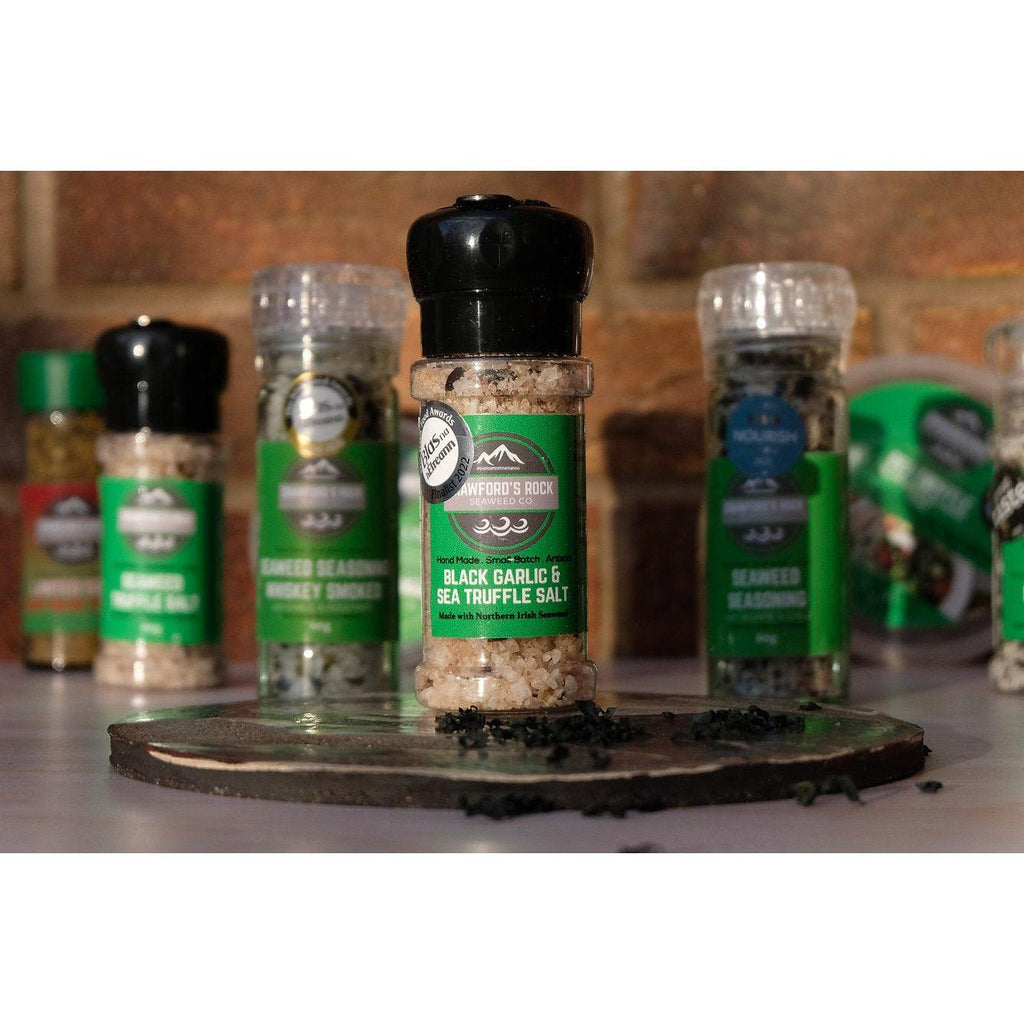 Crawford's Rock Black Garlic and Sea Truffle Salt-Crawford's Rock Seaweed Co-Artisan Market Online