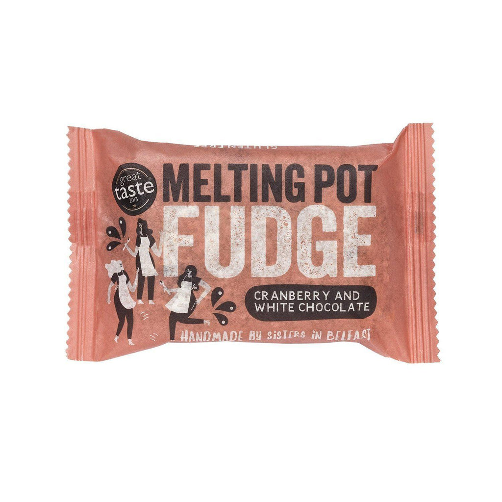 Melting Pot Cranberry & White Chocolate Fudge-Melting Pot Fudge-Artisan Market Online