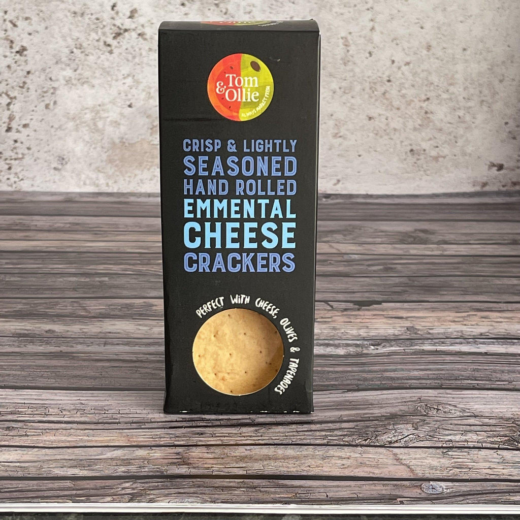 Tom & Ollie Seasoned Emmental Cheese Crackers.-Tom & Ollie-Artisan Market Online