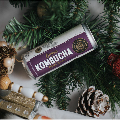 Moocha Kombucha Organic Mixed Berry Flavour Canned Kombucha-Moocha Kombucha-Artisan Market Online